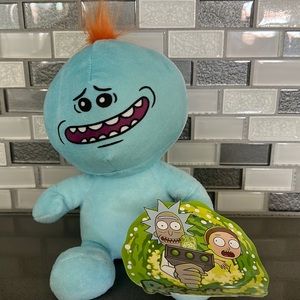 Rick and Morty MR. MEESEEKS Sitting Plush Doll Figure Officially Licensed 8” NEW